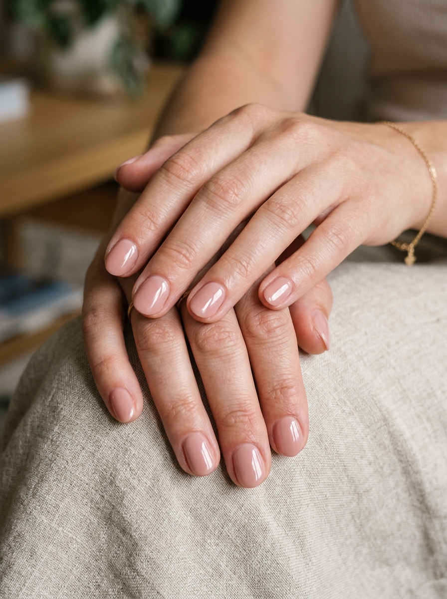 Babyboomer Shellac Nails